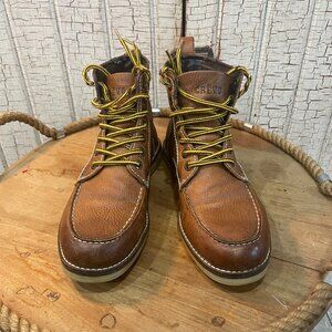 Crevo Men's Buck Lace Up Ankle Boots. 9